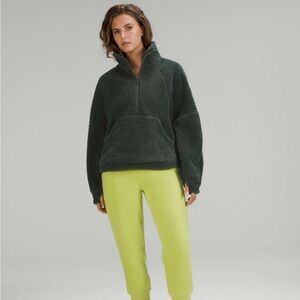 Women's Green Fleece Jacket